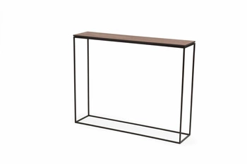 Úzká moderní přístěnná konzole do předsíně ořech americký STAM 200 NORDIFRA