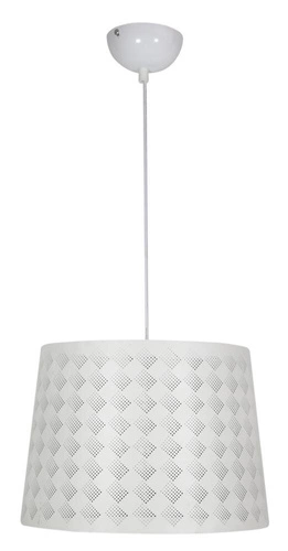 Orlando 35 mřížková závěsná lampa 1x60W E27 bílá