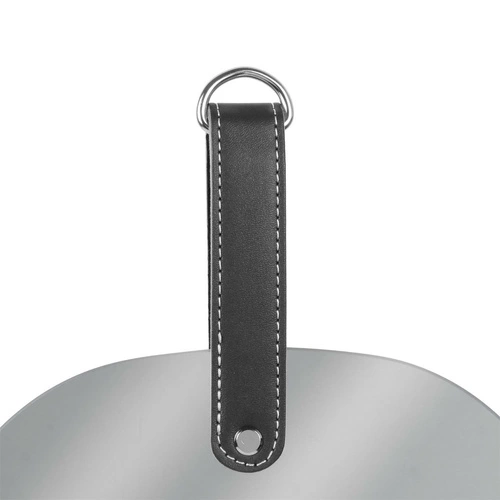 Závěsné zrcadlo Pagaj Intesi asymetrické bez rámu na popruhu do předsíně 48x21 cm