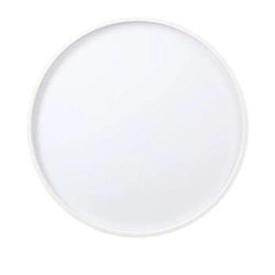 LED stropní svítidlo Texas bílé kulaté 29 cm skleněné moderní do obýváku a kuchyně