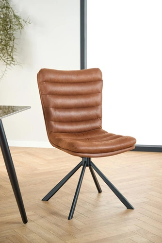 Actona Grafton otočná jídelní židle hnědá loftová