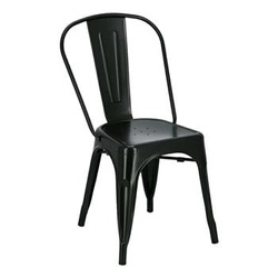 Kovová židle Paris retro do jídelny nebo kuchyně, stohovatelná, na míru barva D2.DESIGN