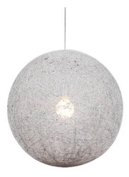 Závěsné světlo koule Caruba bílá 50 cm moderní do obýváku a jídelny boho CANDELLUX