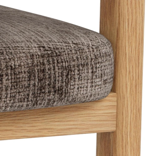 Jídelní židle Myles s područkami, hnědá dubová Actona