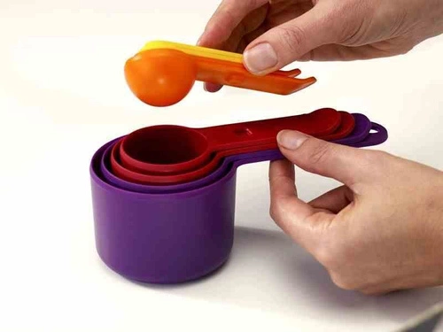 JJ - Sada kuchyňských odměrek NEST 8 ks multicolor