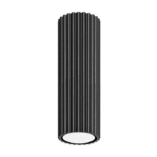 Stropní svítidlo KARBON 20 černé minimalistické do obýváku a ložnice hliník 20 cm