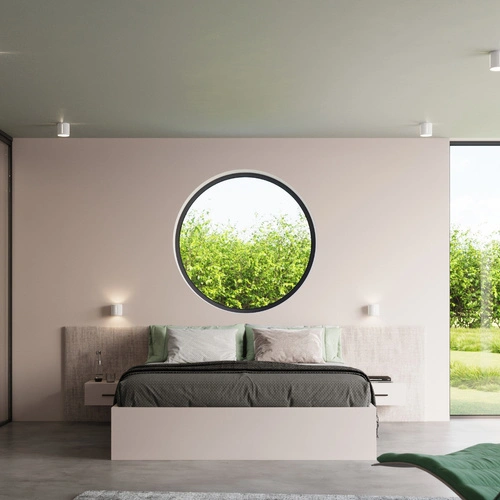 Nástěnné svítidlo Inez bílé moderní hliníkové do obýváku a ložnice Sollux Lighting