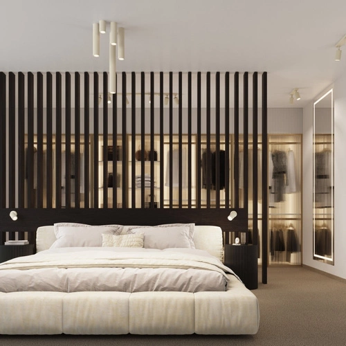 Stropní svítidlo KARBON 2 béžové minimalistické glamour do obýváku a ložnice s otočným stínidlem