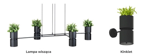 Závěsné svítidlo KUKKIA černé 4 světla moderní nad jídelní stůl a do obýváku