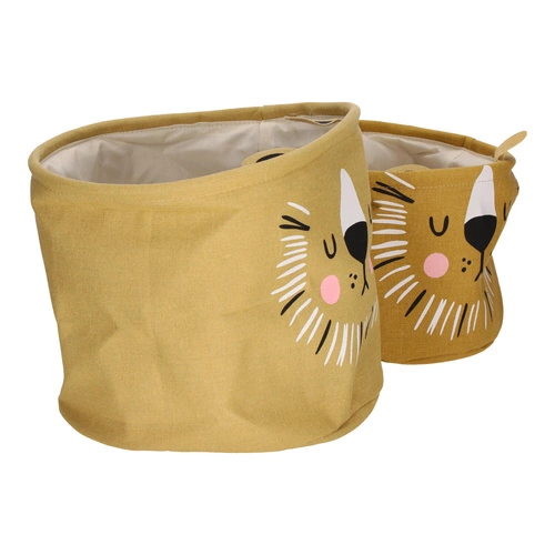 Sada 2 látkových košů Lion