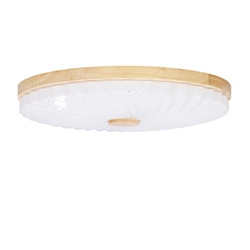 Stropní svítidlo Lemo dřevěná 24W LED 38cm bílá 4000K
