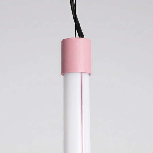 Závěsná lampa TRANG 50 růžová LED nastavitelná nad ostrůvek