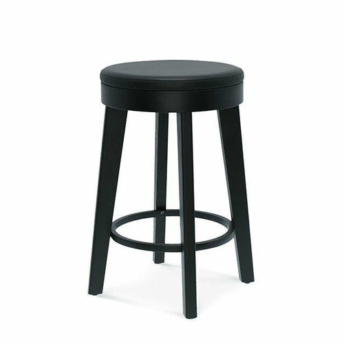 Čalouněný barový stolička Ufo nízká 65 cm FAMEG na míru do kuchyně a jídelny dřevěná