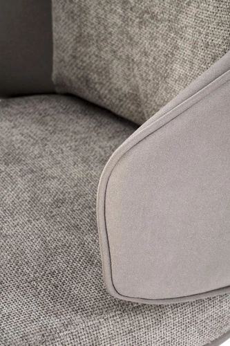 Otočná židle Arleth Intesi čalouněná šedá s područkami do kanceláře a obýváku