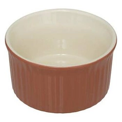 Keramický zapékací ramekin červený 9 cm kulatý na suflé 5five simply smart