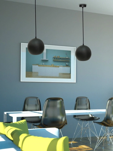 Závěsné svítidlo Flen II černé