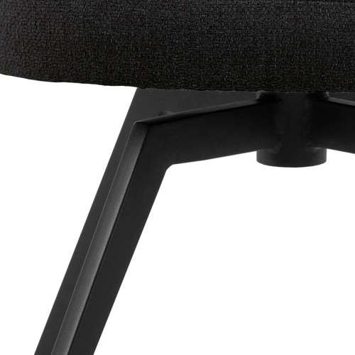 Otočená jídelní židle Darlene Actona čalouněná antracitová moderní skandinávská