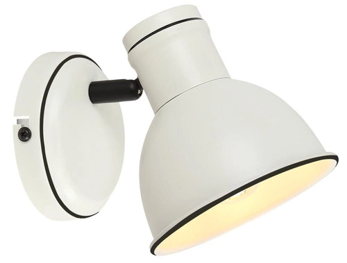 Nástěnná lampa Zumba 1x40W E14 bílá+černá