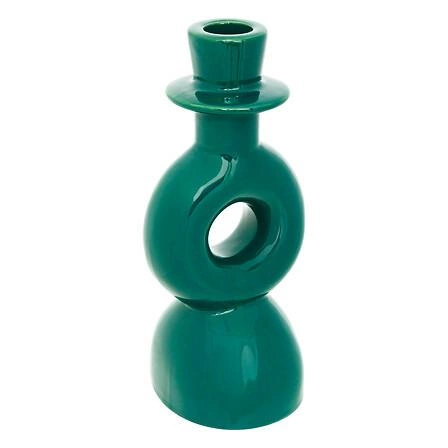 Sada 2 svícnů Mala béžová/zelená