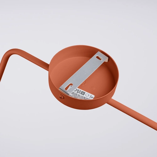 Nástěnné svítidlo NOX moderní kovové červené do obýváku a ložnice SOLLUX LIGHTING