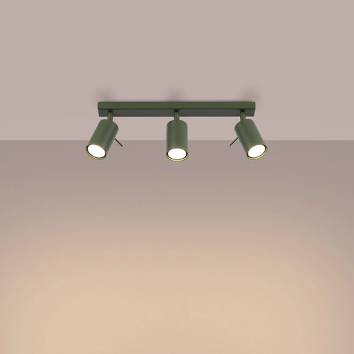 Stropní svítidlo RING 3L moderní olivové do obýváku a ložnice pohyblivé SOLLUX