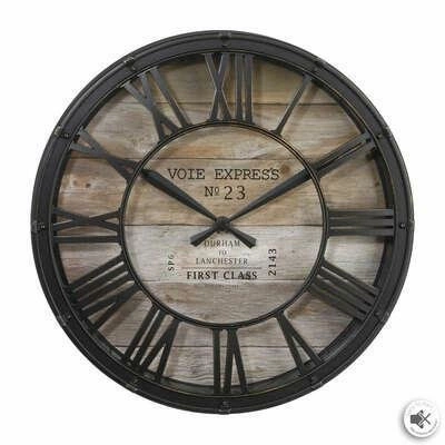 Vintage hodiny wood 39cm
