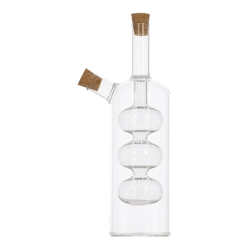 5five simply smart skleněná láhev na olej a ocet 2v1 s korkem 290 ml