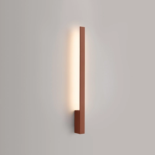 Nástěnné LED svítidlo LAHTI 70 moderní červené hliníkové do obýváku a ložnice Thoro