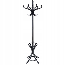 Poulpe moderní dřevěný stojací věšák do předsíně wenge 188 cm Intesi