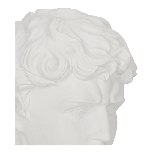 Dekorační soška hlava Davida Atmosphera bílá moderní do obýváku nebo jako dárek 25 cm