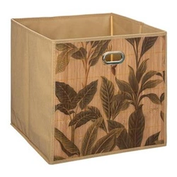Bambusová úložná krabice do regálu 31x31 Kali přírodní, box na hračky 5five