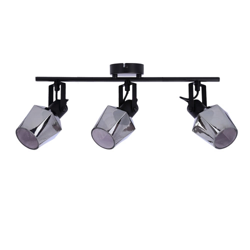 Stropní svítidlo Randi moderní černé 3bodové nastavitelné do kuchyně a jídelny