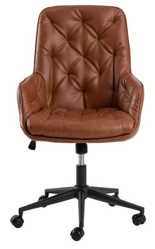 Kancelářské křeslo Erik hnědé PU