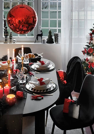 Jídelní stůl Olova Atmosphera oválný černý 180x90 cm moderní japandi styl