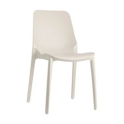 Zahradní židle Ginevra bílá z plastu SCAB Design moderní stohovatelná