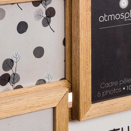 Závěsný fotorámeček 10x15 Mia Atmosphera přírodní koláž na stěnu