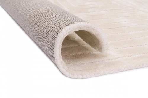 Vlněný koberec Nevicare 160x230 béžový moderní do obýváku a ložnice Carpet Decor