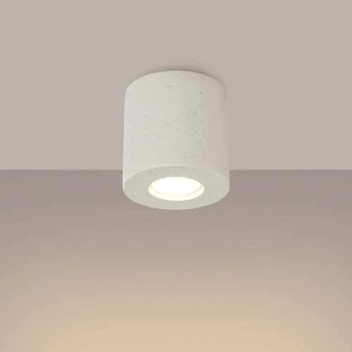 Stropní svítidlo ORBIS beton béžový industriální do kuchyně a obýváku moderní 10 cm