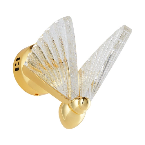 Nástěnné svítidlo BEE LED zlaté 18 cm
