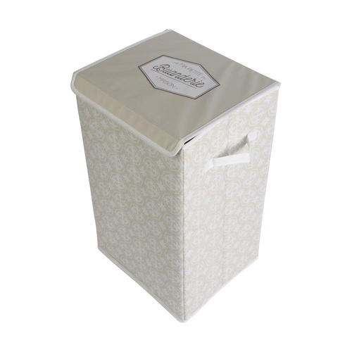 Koš na prádlo 60x35x30cm šedá látka