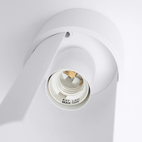 Stropní svítidlo FLASH bílý minimalistický kovový do obýváku a ložnice nastavitelný