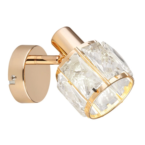 Nástěnné svítidlo Dubai moderní glamour zlaté křišťálové do obýváku a ložnice CANDELLUX