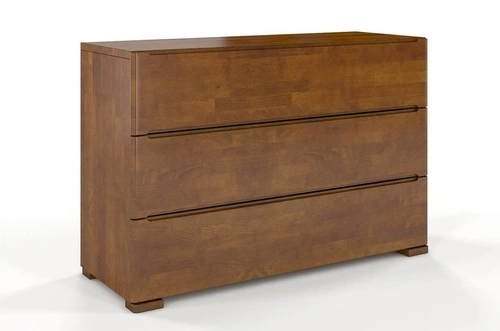 Dřevěná komoda se zásuvkami Sparta 120 cm skandinávská do obýváku a ložnice SKANDICA