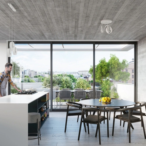 Závěsné svítidlo TITRAN 3 bílé moderní kovové nastavitelné do obýváku a jídelny