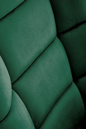 Houpací křeslo Topar sametové do obýváku moderní skandinávský tmavě zelené Intesi