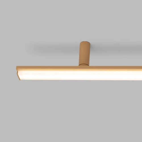 Stropní LED svítidlo LAGOM zlaté moderní do obýváku a kuchyně Thoro 4000K