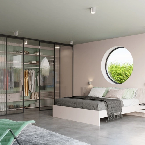 Moderní nástěnné svítidlo INEZ šedé kovové do obýváku a ložnice Sollux Lighting