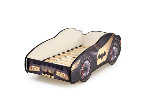 Dětská postel Batman Car šedá