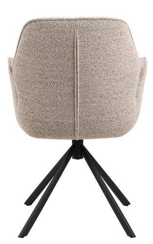 Aura otočná čalouněná židle s područkami béžová moderní do jídelny a obýváku