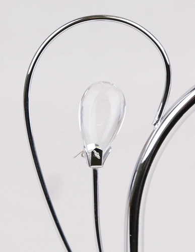 Nástěnné svítidlo Simpli moderní bílé chrom glamour s krystalem do obývacího pokoje a ložnice CANDELLUX